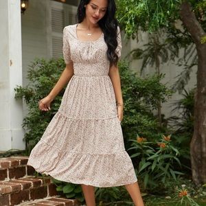 Floral midi dress purchased from Cherieday.  Size Small.  New, never worn.